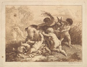 The Young Harvesters and the Goat, in an Album by Jean Jacques Lagrenee