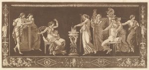 Antique Sacrifice, from Recueil de Différentes Compositions Frises by Jean Jacques Lagrenee