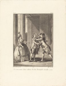 I am wrong, my dear Valère, and I apologize by Jean Jacques Le Veau after Jean Michel Moreau