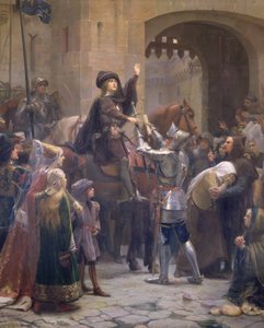 Joan of Arc (1412-31) Leaving Vaucouleurs, 23rd February 1429
