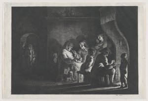 Evening in the Village, 1800