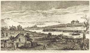 View of the Chateau de Madrid by Jean Jacques de Boissieu