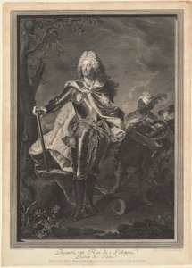 Auguste III. King of Poland by Jean Joseph Balechou