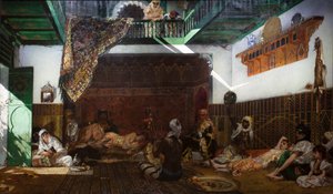 Interior of a Harem in Morocco by Jean Joseph Benjamin Constant