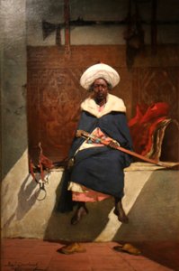 The Moroccan Caïd Tahamy by Jean Joseph Benjamin Constant