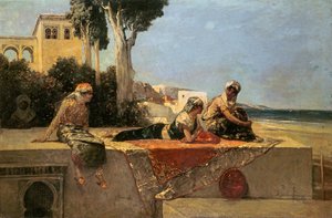 On the Terrace by Jean Joseph Benjamin Constant