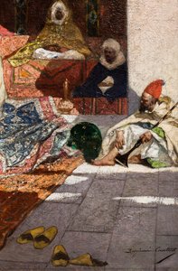 Presents of a Pasha (detail) by Jean Joseph Benjamin Constant