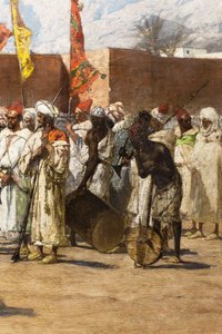 The Last Rebels, Moroccan Historical Scene (detail) by Jean Joseph Benjamin Constant