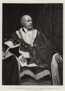The Marquess of Dufferin and Ava, KP, Who is Dangerously Ill by Jean Joseph Benjamin Constant