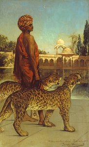 The Palace Guard with Two Leopards
