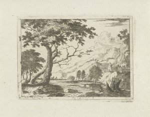 Mountain Landscape with a River