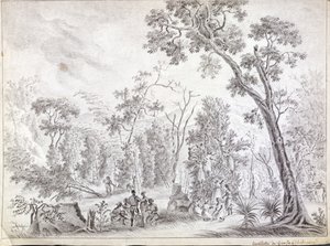 Harvesting Cloves in La Reunion, early nineteenth century