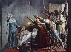 Assassination of Jean Paul Marat, French revolutionary politician
