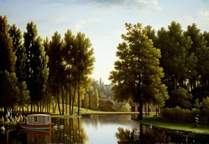 The Park at Mortefontaine by Jean Joseph Xavier Bidauld