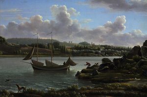 The Departure for the Hunt by Jean Joseph Xavier Bidauld