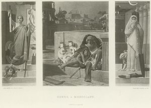 Homer a mendicant by Jean Jules Antoine Lecomte du Nouy