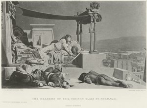 The Bearers of the Evil Tidings Slain by Pharaoh by Jean Jules Antoine Lecomte du Nouy