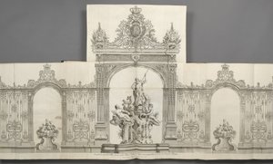 Design of the Large Grilles Placed on the Royal Square of Nancy in 1755 by Order of His Majesty the King by Jean Lamour