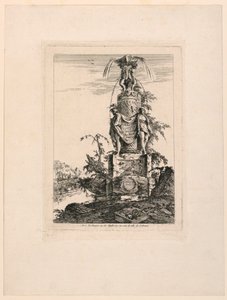 Design for a Fantastic Fountain by Jean Laurent Legeay
