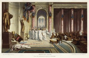 The Death of Caesar by Jean Leon (after) Gerome