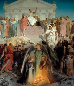 The Century of Augustus (central detail: The Nativity) by Jean Leon Gerome
