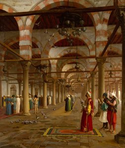 Prayer in the Mosque, 1871 by Jean Leon Gerome