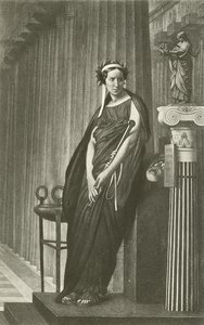 Rachel as the Muse of Greek Tragedy by Jean Leon Gerome