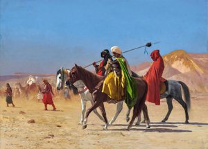 Riders Crossing the Desert by Jean Leon Gerome