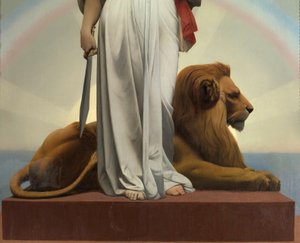 The Republic by Gerome Jean Leon by Jean Leon Gerome