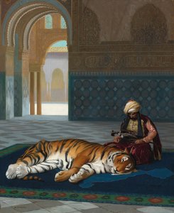 The Tiger and the Guardian by Jean Leon Gerome