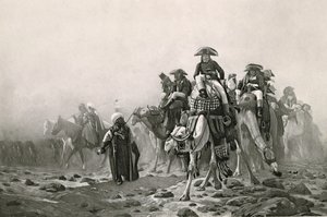 General Bonaparte in Egypt, from A Collection of Works of Jean-Leon Gerome in 100 Photogravures, 1881