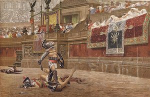The Gladiators by Jean Leon after Gerome