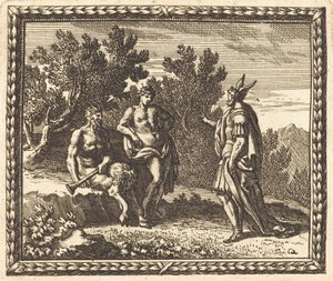 Midas with Apollo and Pan by Jean Lepautre