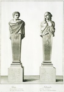 Sculptures depicting Perseus and Andromeda by Louis Lerambert at Versailles by Jean Lepautre