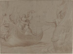 The Abduction of Helen of Troy by Jean Lepautre