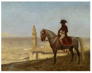General Bonaparte in Cairo, Sketch by Jean Leon Gerome