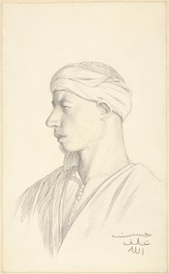 Portrait of an Egyptian Fellah by Jean Leon Gerome