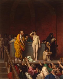 Slave Market in Ancient Rome by Jean Leon Gerome