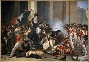 Capture of the Louvre on July 29 by Jean Louis Bezard