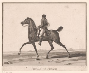 Rider on Horse with Hunting Horn