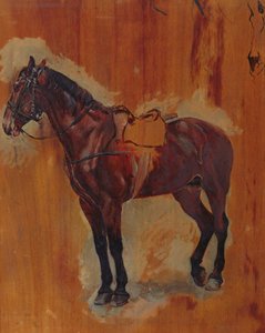 Study of a Horse by Jean Louis Ernest Meissonier