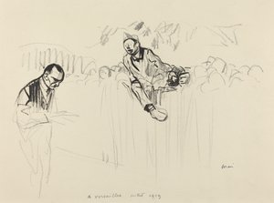 A Versailles July 1919 by Jean Louis Forain