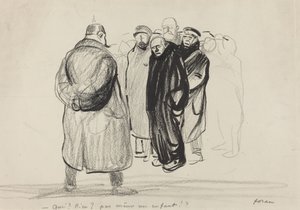 Bredouilles. The Crew of a Zeppelin, probably 1915