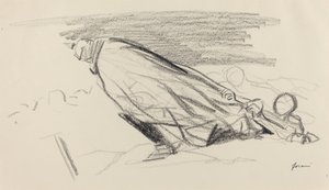 Those of the First Hour. "Sire! Where are we with "the fresh and joyful war"? ..." by Jean Louis Forain