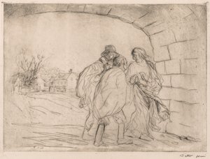Encounter Under the Vault by Jean Louis Forain