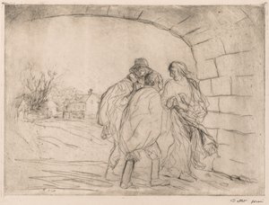 Encounter Under the Vault by Jean Louis Forain