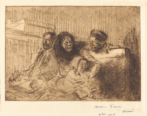 Evidence at the Hearing (second plate) by Jean Louis Forain