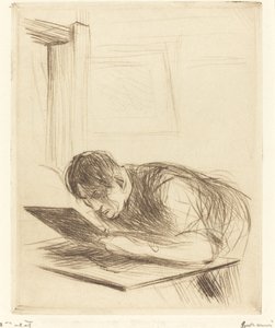 Forain Etching (first plate) by Jean Louis Forain