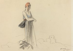 France Waits, c. 1914-1919 by Jean Louis Forain