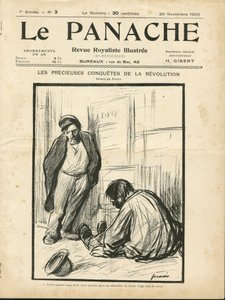 Illustration by Jean-Louis Forain for the Cover of Le Panache by Jean Louis Forain